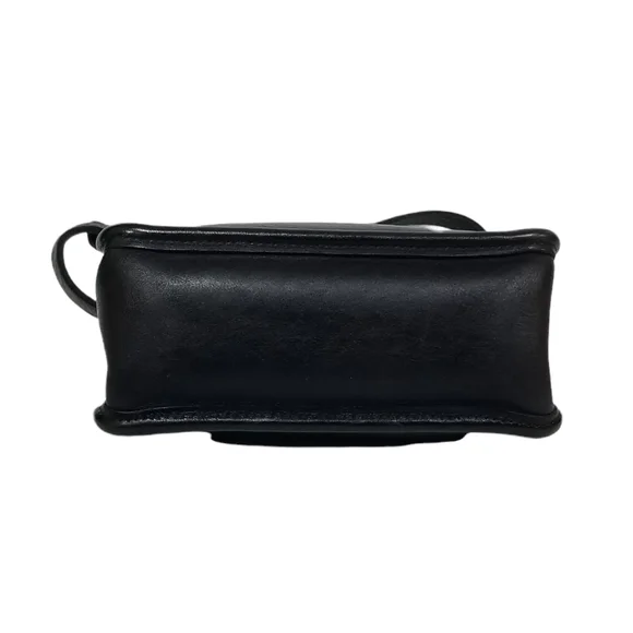 Vintage 1990's Coach Original Black Leather Murphy Shoulder Crossbody Bag #9930